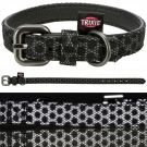 Night Reflect Halsband, XS-S: 22-30 cm/15 mm, schwarz