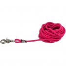 Schleppleine, Trigger Snap Hook, rund, S-L:15m/6mm, fuchsia