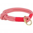 Soft Rope Zug-Stopp-Halsband, Gr. XS-S, rot-creme