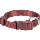 Premium Halsband, XXS-XS: 15-25 cm/10 mm, sangria