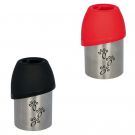 Flasche mit Trinknapf, Edelstahl/Kunststoff, 300 ml