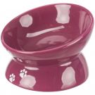 Keramiknapf Katze, 0,15 l / 13 cm, erhöht, beere