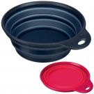 Reisenapf aus Silikon, fester Rand, faltbar, 1,0l/18cm