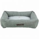 Bett Viviana, eckig, 60 x 50 cm, blau-grau