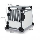 Transportbox, Aluminium, 55 x 62 x 78 cm