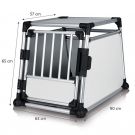 Transportbox, Aluminium, 63 x 65 x 90 cm