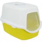 Katzentoilette Vico, 40 x 40 x 56 cm, lime/weiß