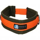 Anny-x Steckhalsband Fun, Gr.2: 27-33cm, oliv/orange