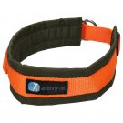 Anny-x Zugstopphalsband Fun, Gr.2: 27-33cm, oliv/orange