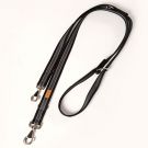 Führleine Soft Grip, 15mm/210cm, schwarz/silber