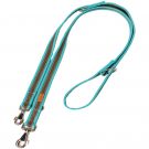 Führleine Soft Grip, 15mm/210cm, türkis/braun