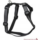 Feltmann Kreuzgeschirr MOPS 15mm/40-55cm schw./reflektierend