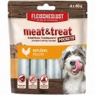 Fleischeslust Meat & Treat Pockets Geflügel 4x40g