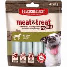 Fleischeslust Meat & Treat Pockets Pferd 4x40g