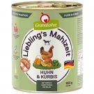 Granatapet Lieblingsmahlzeit Huhn und Kürbis 800g