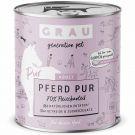 Grau Hund Adult Pferd Pur 800g
