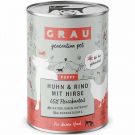 Grau Hund Puppy Huhn und Rind mit Hirse 400g