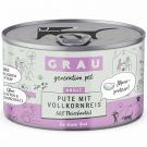 Grau Hund Adult Pute mit Vollkornreis 200g