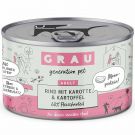Grau Hund Adult Rind mit Karotte und Kartoffel 200g