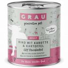 Grau Hund Adult Rind mit Karotte und Kartoffel 800g