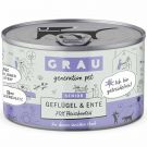 Grau Hund Senior Geflügel und Ente 200g