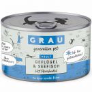 Grau Katze Adult Geflügel und Seefisch 200g