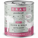 Grau Katze Adult Huhn und Kalb 800g