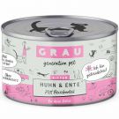 Grau Katze Kitten Huhn und Ente 200g