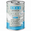 Grau Katze Adult Pute mit Lachs und Makrele 400g