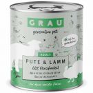 Grau Katze Adult Pute und Lamm 800g