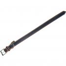 Heim Halsband Florenz, genaeht, 25/70, schwarz/orange