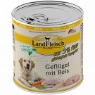 Landfleisch pur Geflügel mit Reis 800g