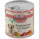 Landfleisch pur Rinderherzen mit Nudeln 800g