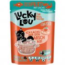 Lucky Lou Extrafood Thunfisch und Lachs in Broth 70g Pouch