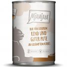 MjAMjAM Dose DUO leckerem Rind + guter Pute an Kürbis 400g