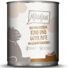 MjAMjAM Dose DUO leckerem Rind + guter Pute an Kürbis 800g