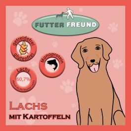 Futterfreund Trockenfutter Lachs + Kartoffeln 10kg