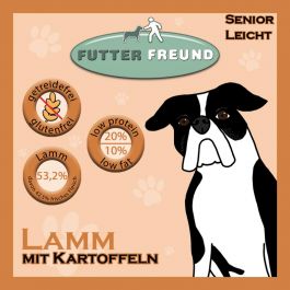 Futterfreund Trockenfutter Lamm Senior/Leicht 10kg