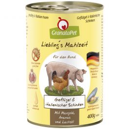 Granatapet Lieblingsmahlzeit Geflügel und Schinken 400g