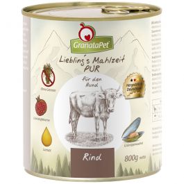 Granatapet Lieblingsmahlzeit Rind PUR 800g