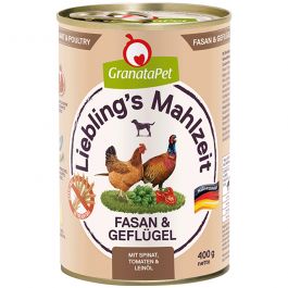 Granatapet Lieblingsmahlzeit Fasan und Geflügel 400g
