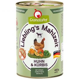 Granatapet Lieblingsmahlzeit Huhn und Kürbis 400g