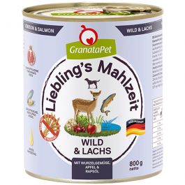 Granatapet Lieblingsmahlzeit Wild und Lachs 800g