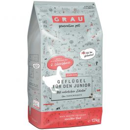 Grau Hund Junior Geflügel 12 kg