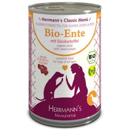 Herrmanns Bio-Ente mit Süßkartoffeln 400g