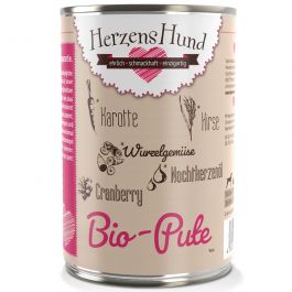 HerzensHund Bio-Pute mit Bio-Gemüse 400g