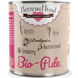 HerzensHund Bio-Pute mit Bio-Gemüse 800g