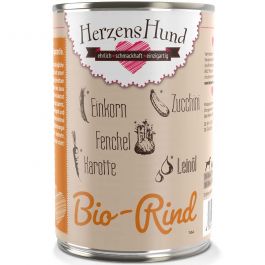 HerzensHund Bio-Rind mit Bio-Gemüse 400g