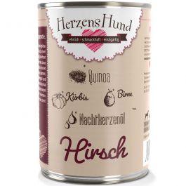 HerzensHund Hirsch mit Bio-Gemüse 400g