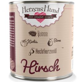 HerzensHund Hirsch mit Bio-Gemüse 800g